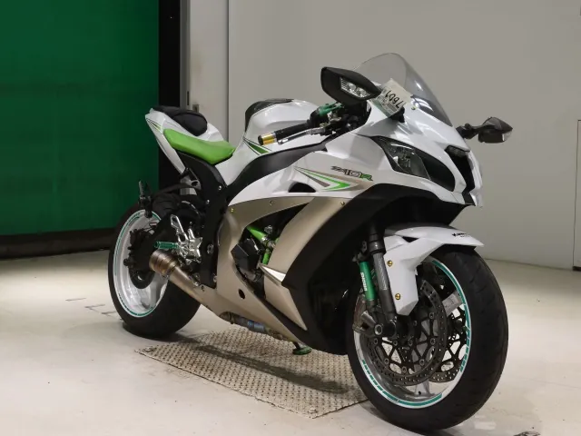 Kawasaki ZX-10RA 2017, white | green, фото 3