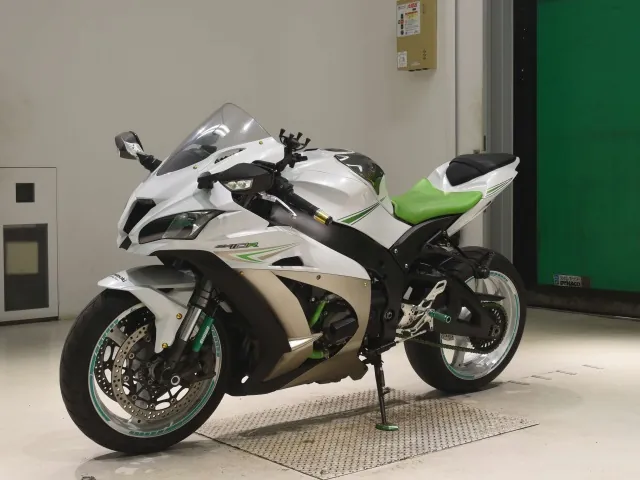 Kawasaki ZX-10RA 2017, white | green, фото 4