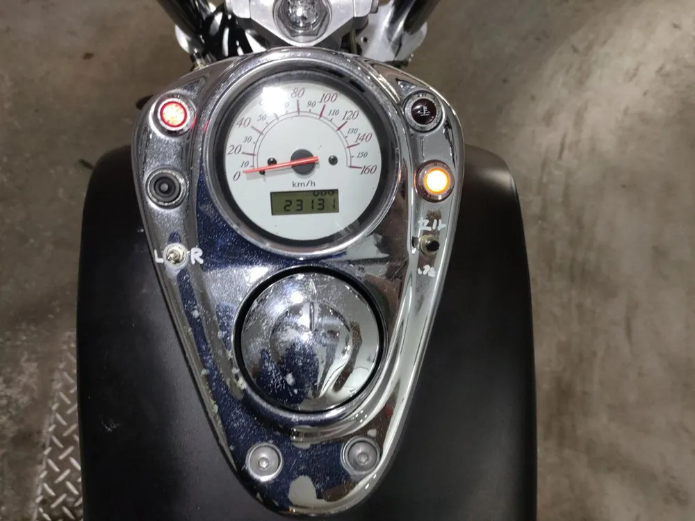 Honda Shadow 400 1997, чёрный, фото 5