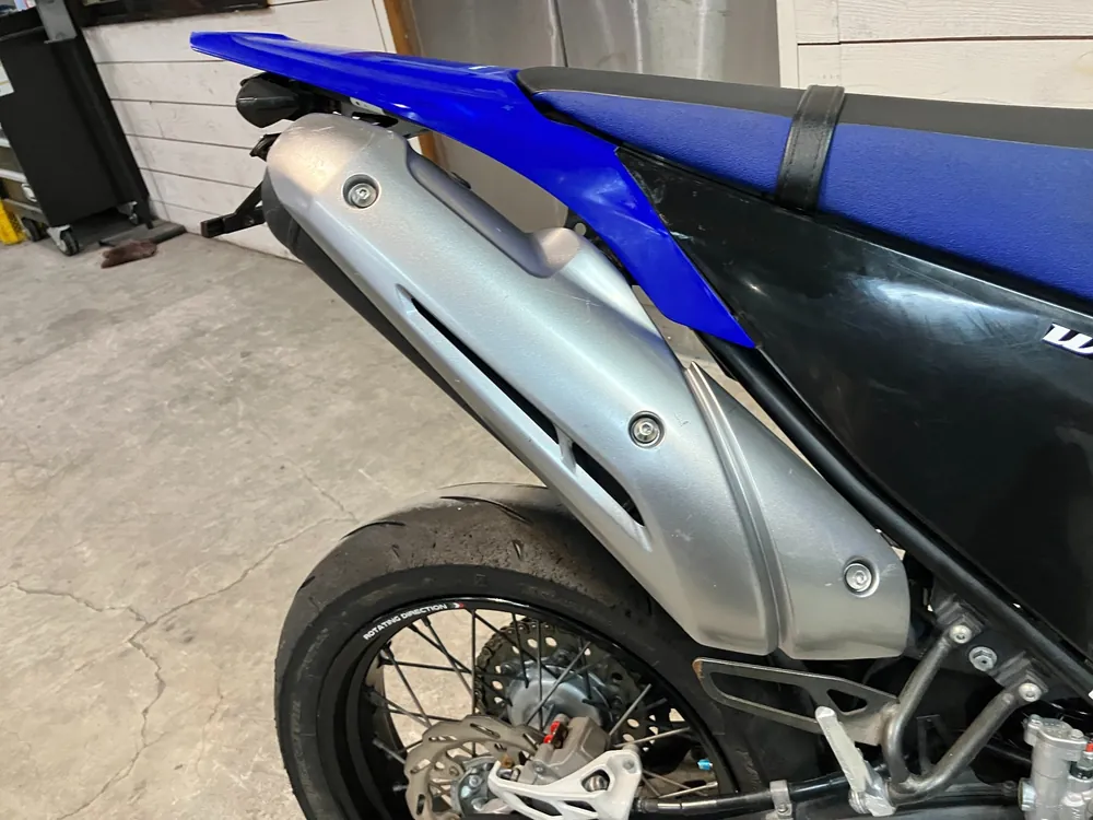 Yamaha WR250R, белый, чёрный, синий, фото 12