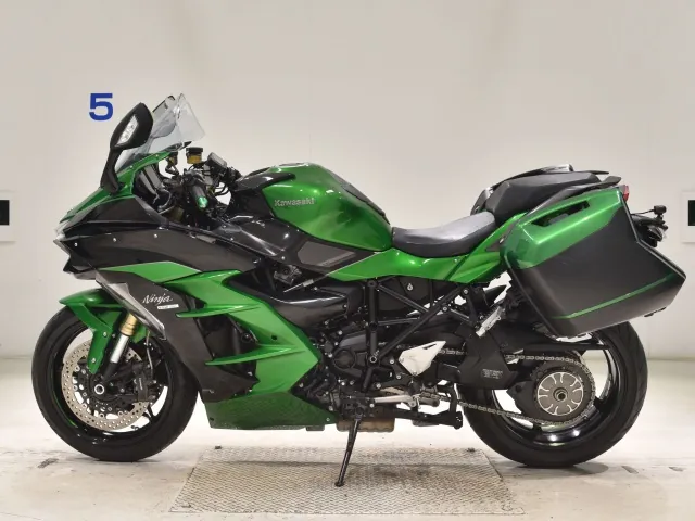 Kawasaki Ninja H2 SX 2018, зелёный, фото 2