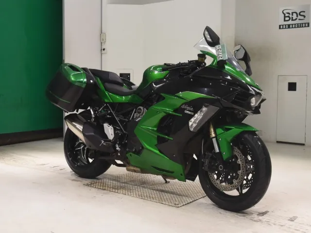 Kawasaki Ninja H2 SX 2018, зелёный, фото 3
