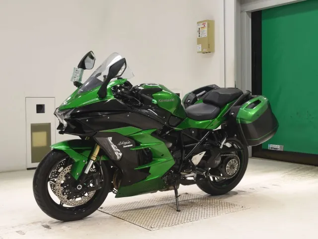 Kawasaki Ninja H2 SX 2018, зелёный, фото 4