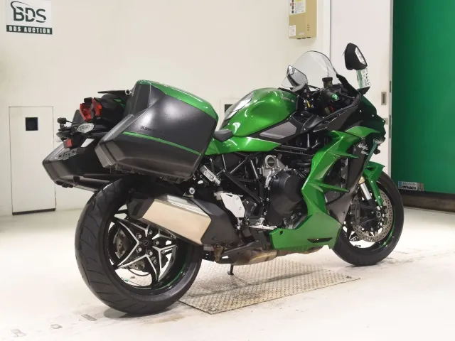 Kawasaki Ninja H2 SX 2018, зелёный, фото 5