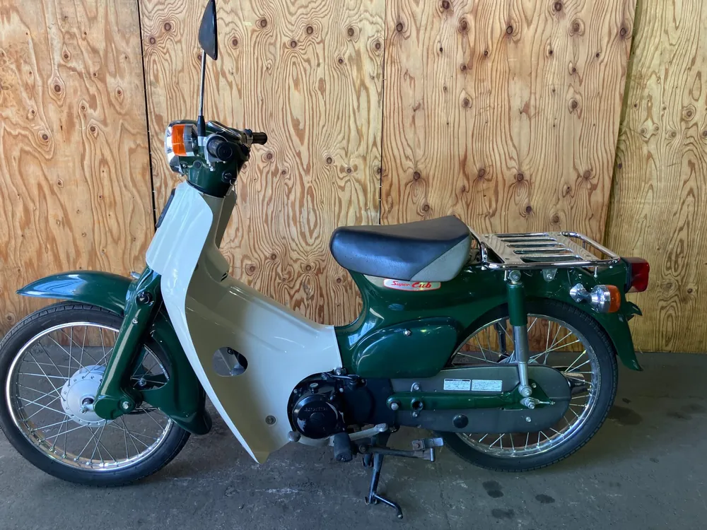 Honda Super Cub, white / orange, фото 2