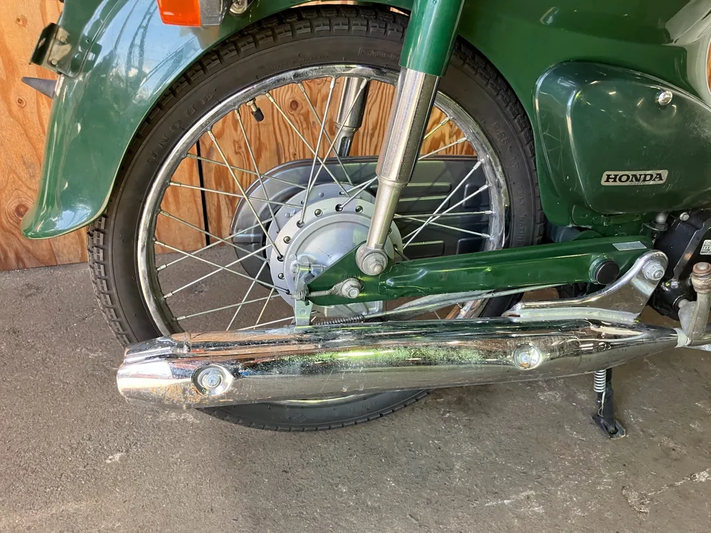 Honda Super Cub, white / orange, фото 7