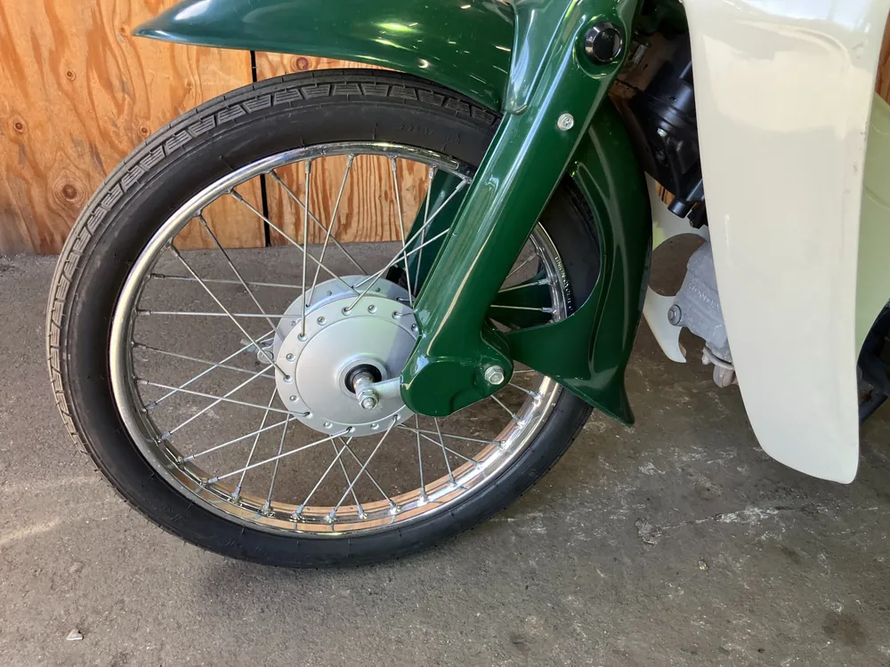 Honda Super Cub, white / orange, фото 8