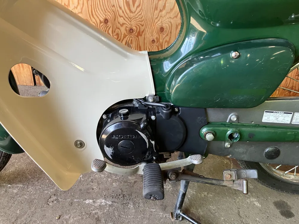 Honda Super Cub, white / orange, фото 9