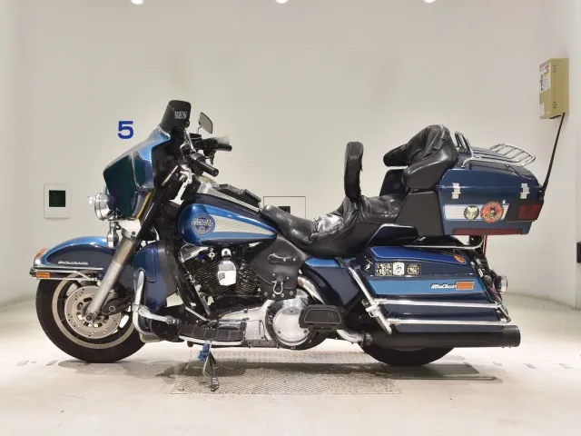 Harley-Davidson FLHTCU1340 1990, синий, фото 2