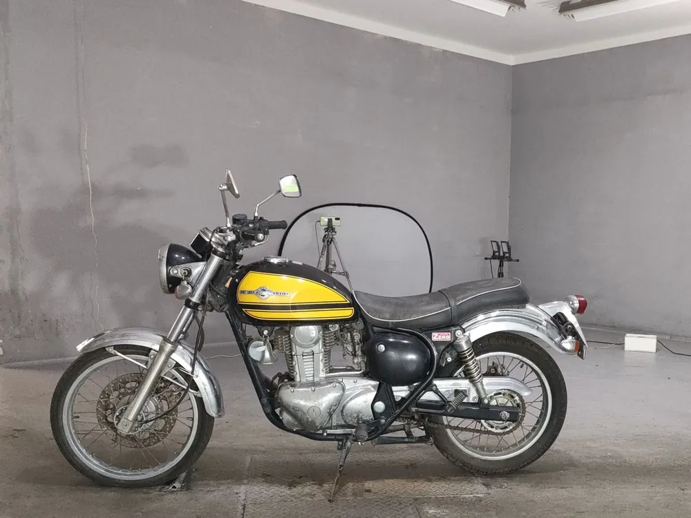 Kawasaki Estrella, жёлтый, фото 2