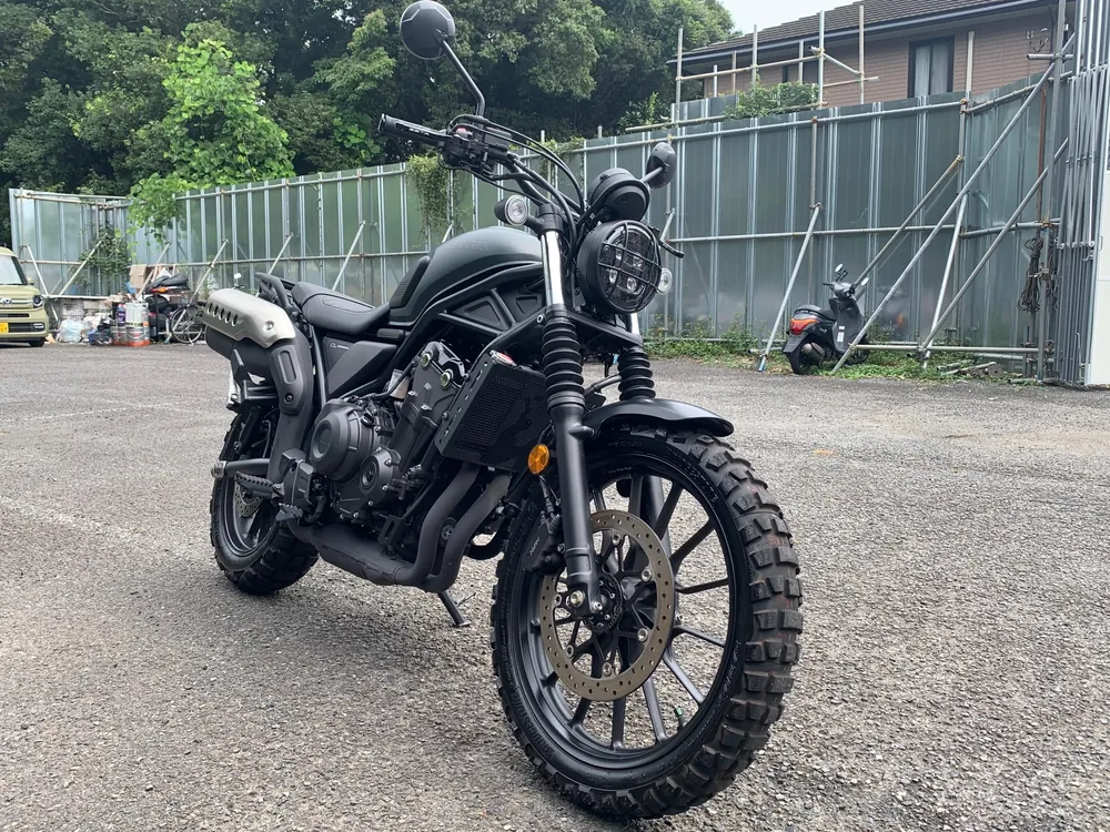 Honda CL500, зелёный, фото 2