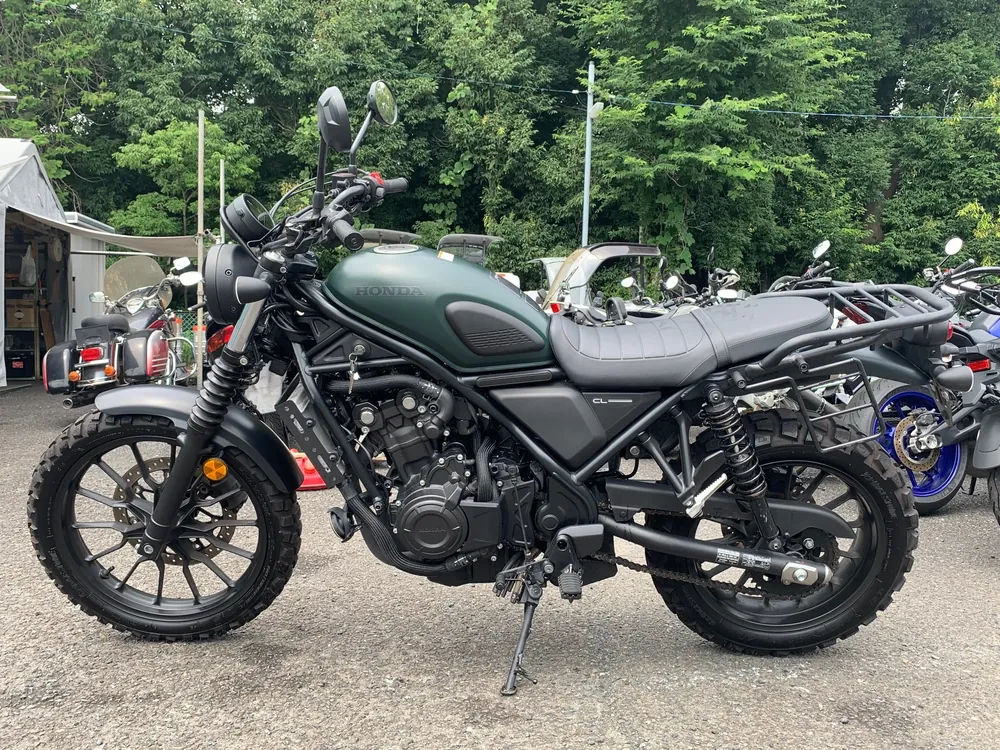 Honda CL500, зелёный, фото 3