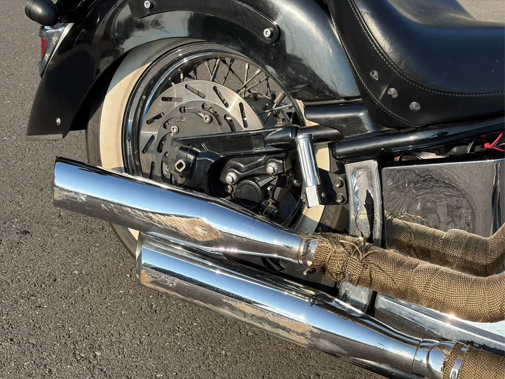 Yamaha Dragstar 1100 2007, чёрный, фото 3