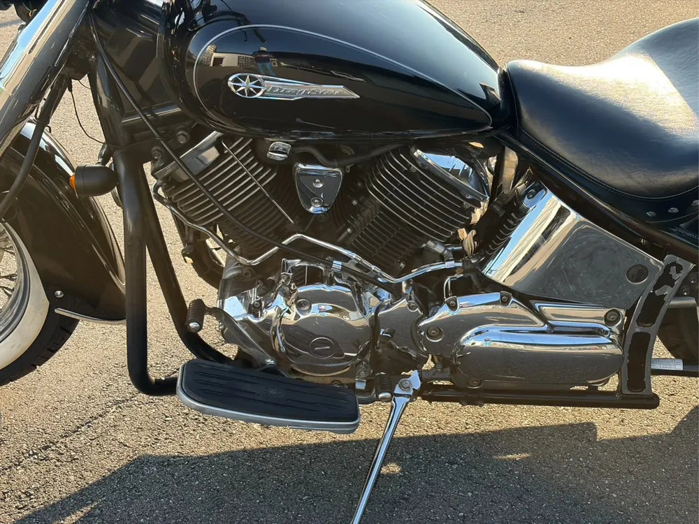 Yamaha Dragstar 1100 2007, чёрный, фото 6
