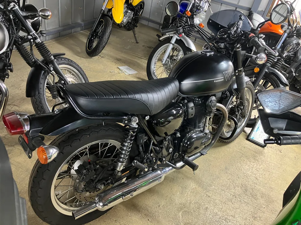 Kawasaki W800-2 2019, mat black, фото 2