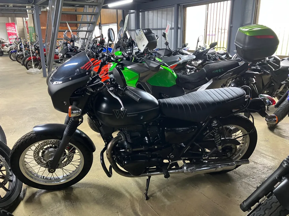 Kawasaki W800-2 2019, mat black, фото 3