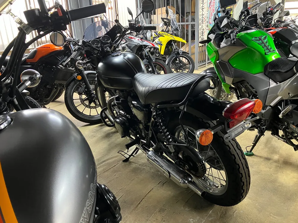 Kawasaki W800-2 2019, mat black, фото 4