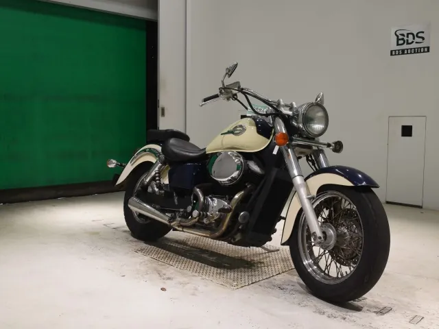 Honda Shadow 400 2000, white | navy blue, фото 3