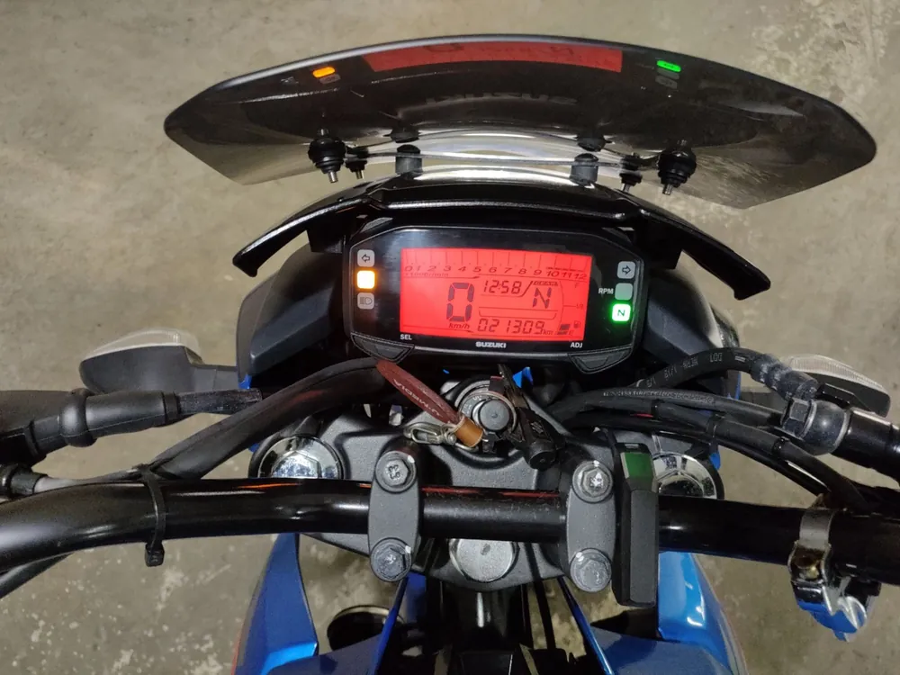 Suzuki Gixxer 150, black / blue, фото 5