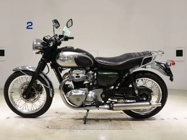 Kawasaki W650 2009, зелёный, фото 2