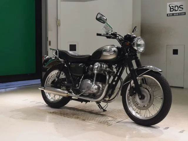 Kawasaki W650 2009, зелёный, фото 3