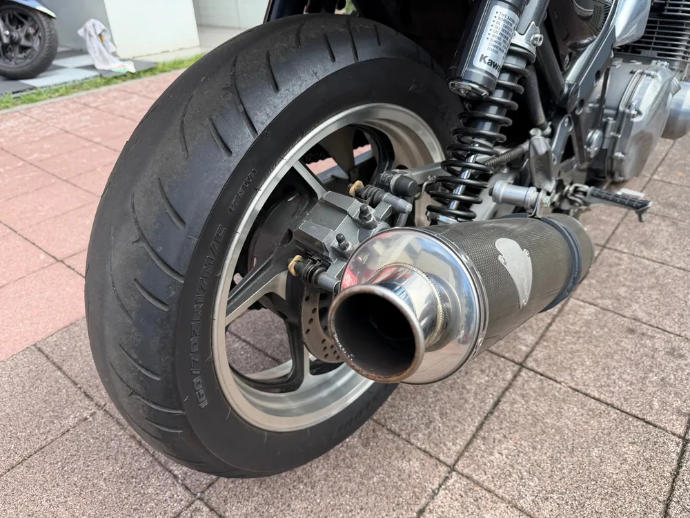 Kawasaki ZRX1100 1993, фиолетовый, фото 14