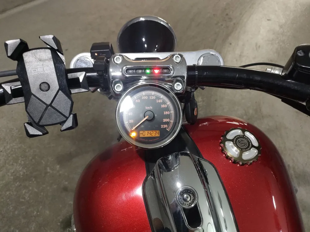 Harley-Davidson FXSB Breakout 2013, красный, фото 5