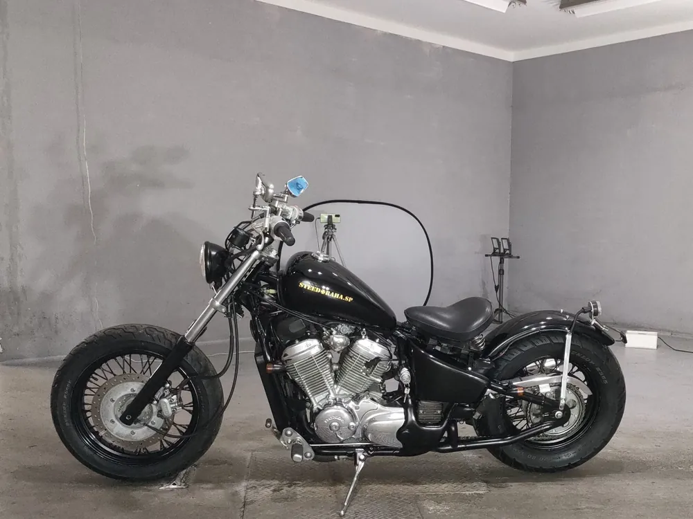 Honda Steed 400 1992, чёрный, фото 2