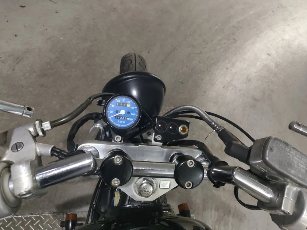 Honda Steed 400 1992, чёрный, фото 5