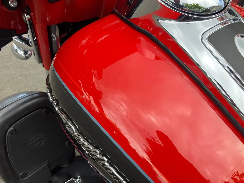 Harley-Davidson FLHTCUSE1800CVO 2010, red/ black, фото 4