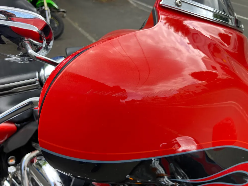 Harley-Davidson FLHTCUSE1800CVO 2010, red/ black, фото 5