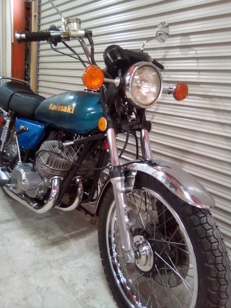 Kawasaki H1 SS500 1973, фото 9