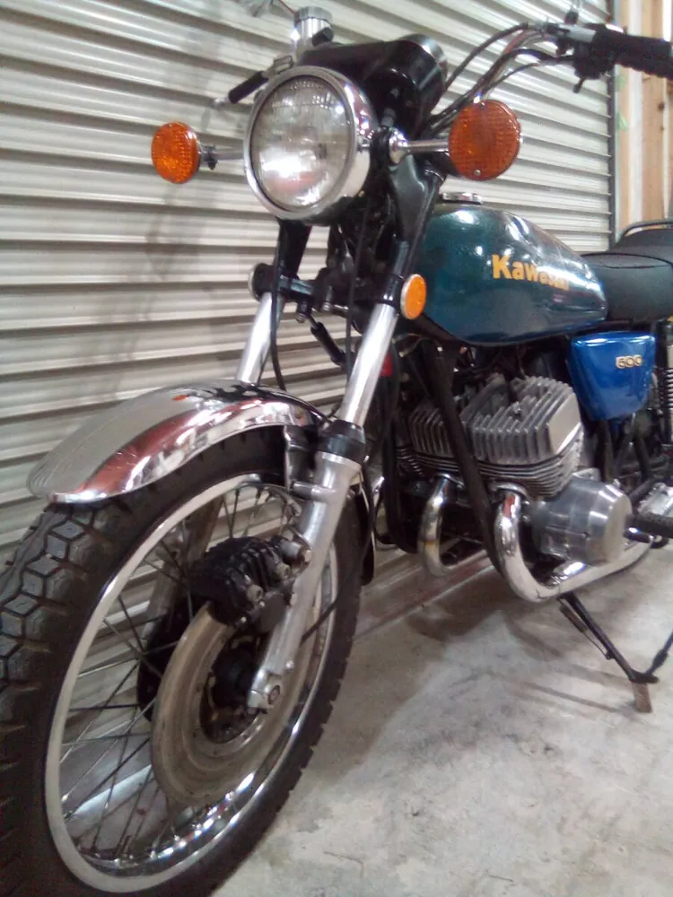 Kawasaki H1 SS500 1973, фото 2