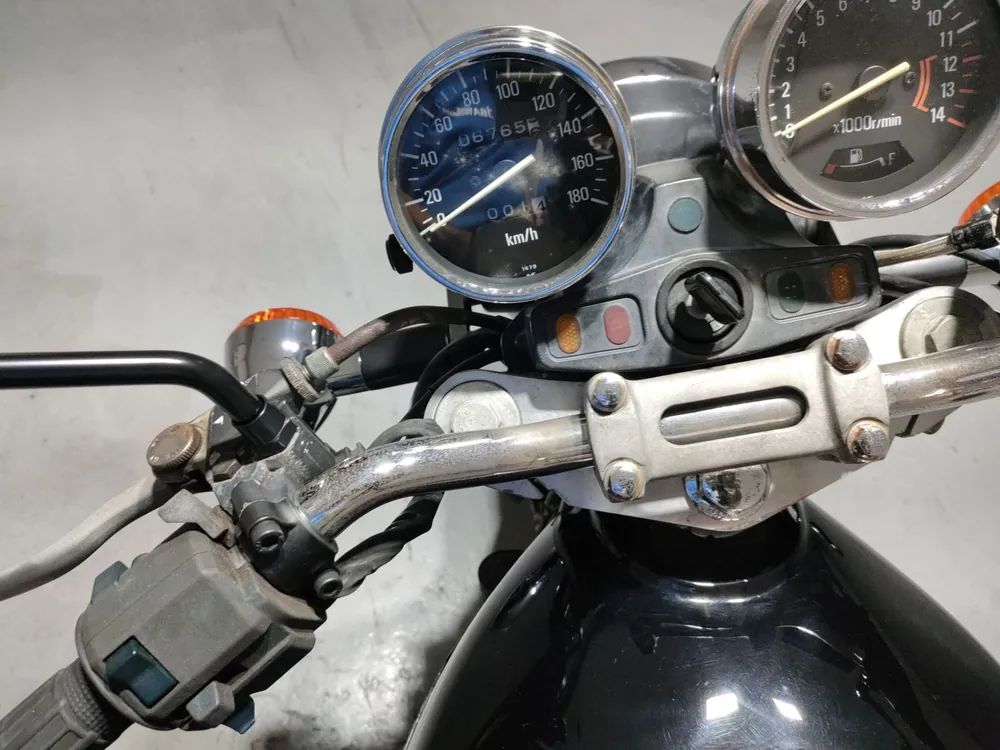 Kawasaki Zephyr 400 1991, чёрный, фото 5