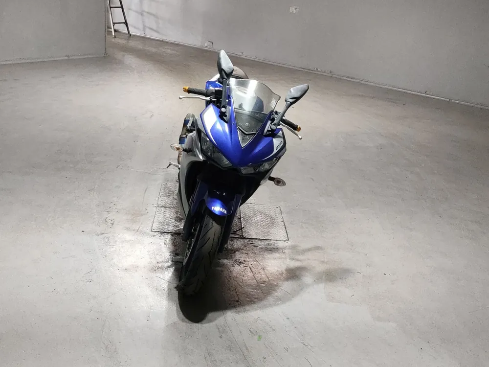 Yamaha YZF-R25, серебристый, синий, фото 3