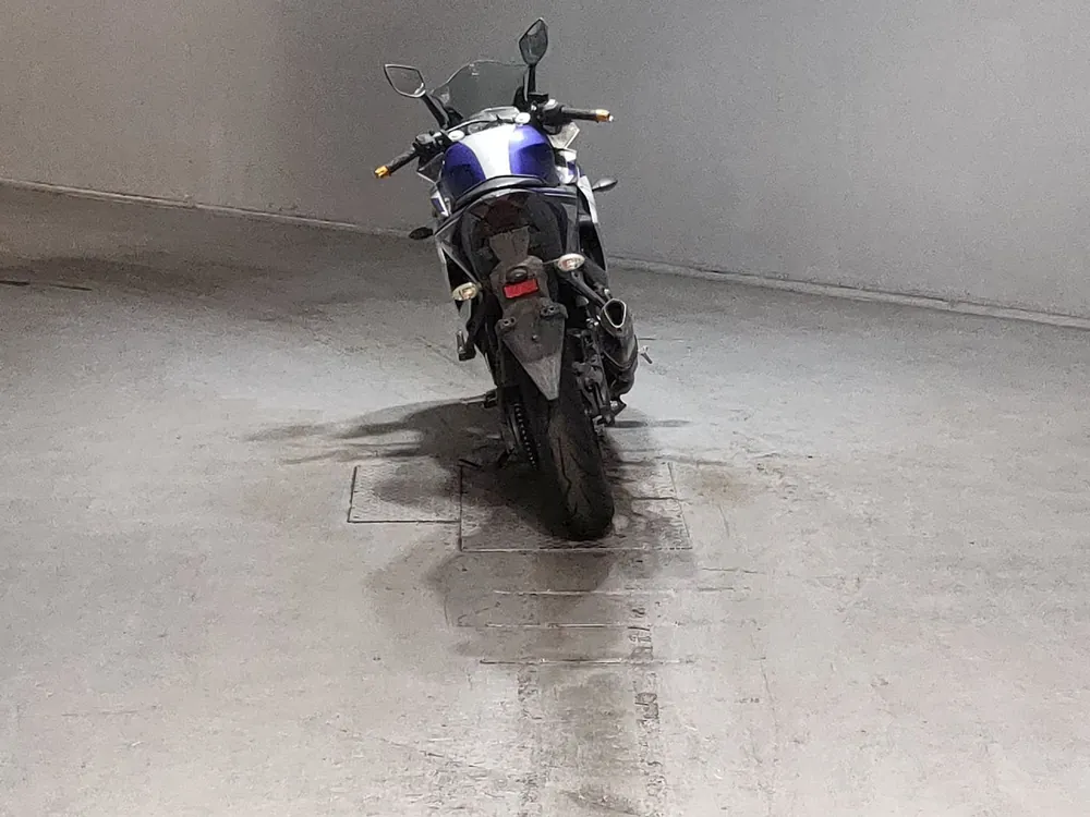 Yamaha YZF-R25, серебристый, синий, фото 4