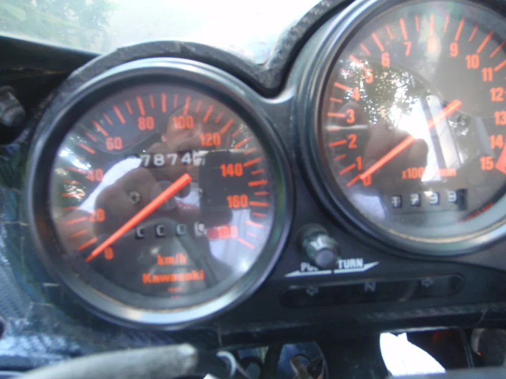 Kawasaki ZZ-R250, чёрный, фото 5