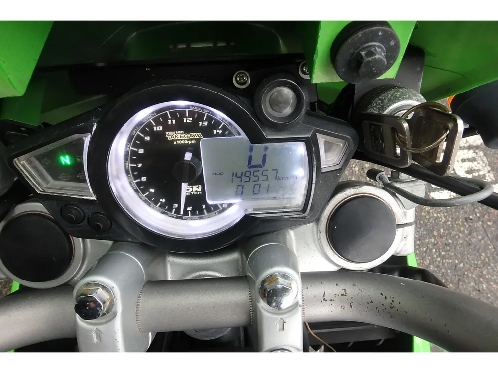 Kawasaki KSR110, lime / black, фото 11