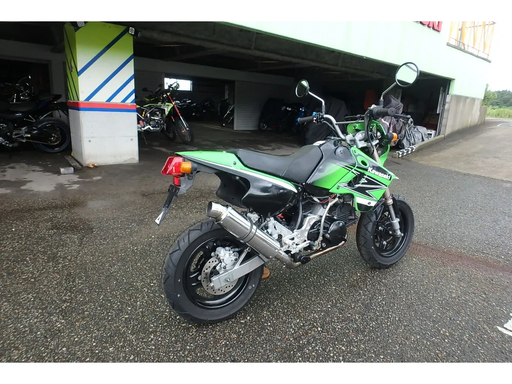Kawasaki KSR110, lime / black, фото 7