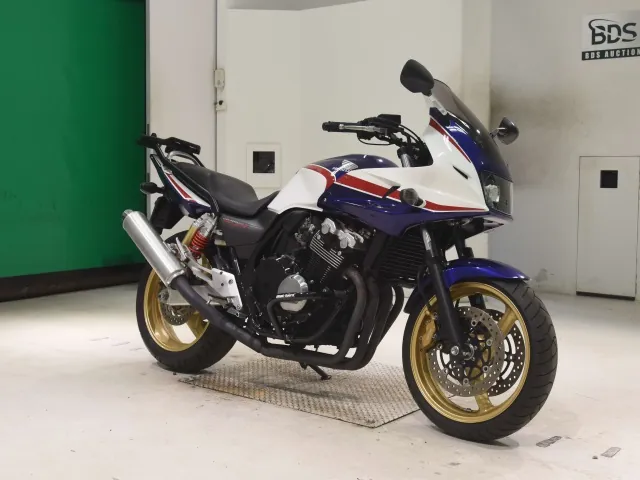 Honda CB400N 2006, white | red | blue, фото 3