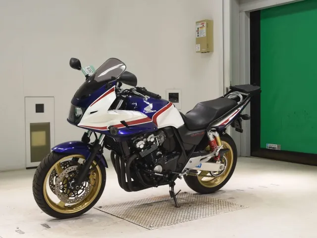 Honda CB400N 2006, white | red | blue, фото 4