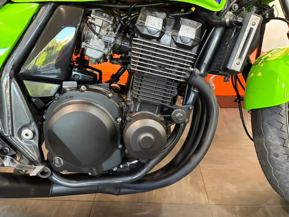 Kawasaki ZRX400-II 2001, зелёный, фото 8