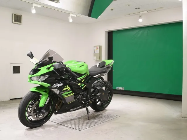 Kawasaki Zx-6Ra 2020, black | green, фото 4