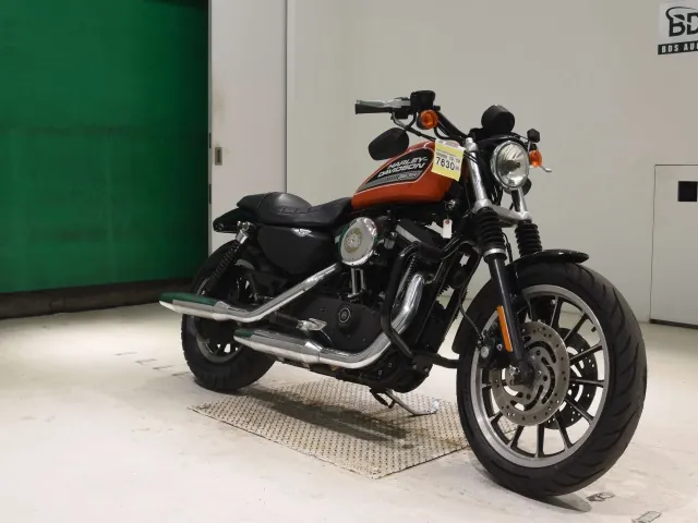 Harley-Davidson XL883R 2005, чёрный, оранжевый, фото 3