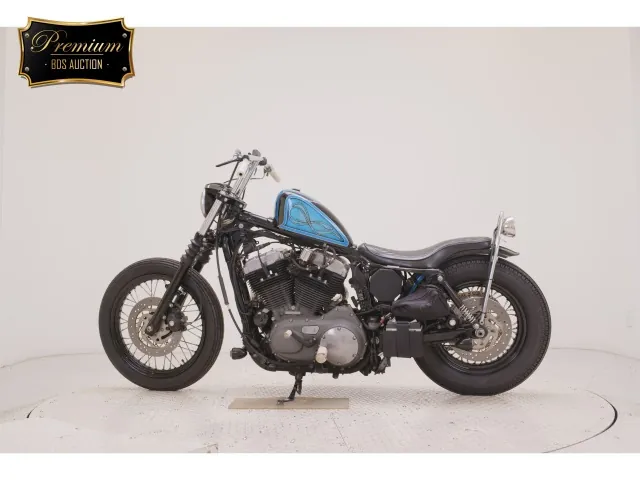 Harley-Davidson XL1200N 2008, black | blue, фото 2