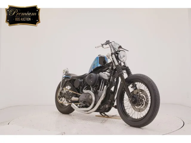 Harley-Davidson XL1200N 2008, black | blue, фото 3