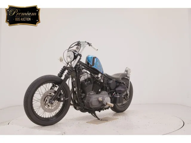Harley-Davidson XL1200N 2008, black | blue, фото 4
