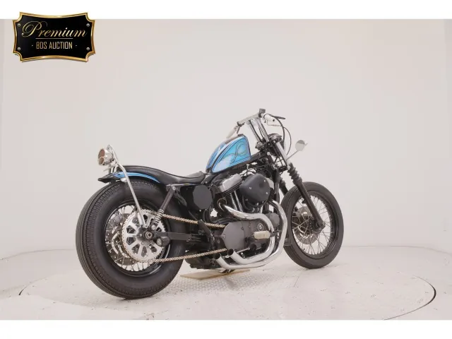 Harley-Davidson XL1200N 2008, black | blue, фото 5