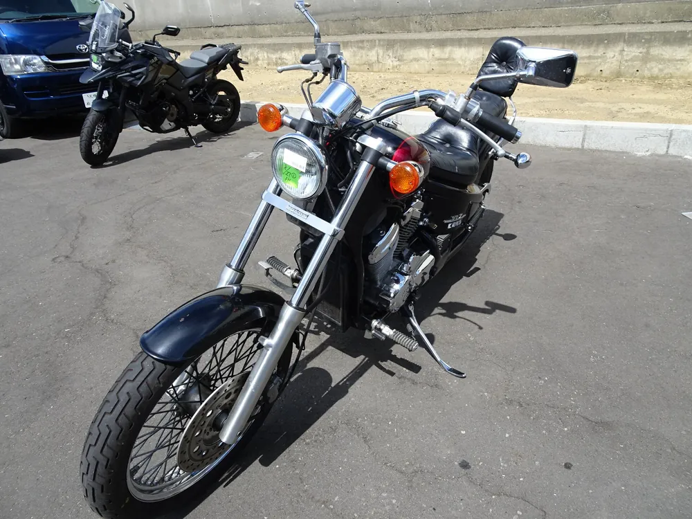 Honda Steed 400 1992, black /w red, фото 4