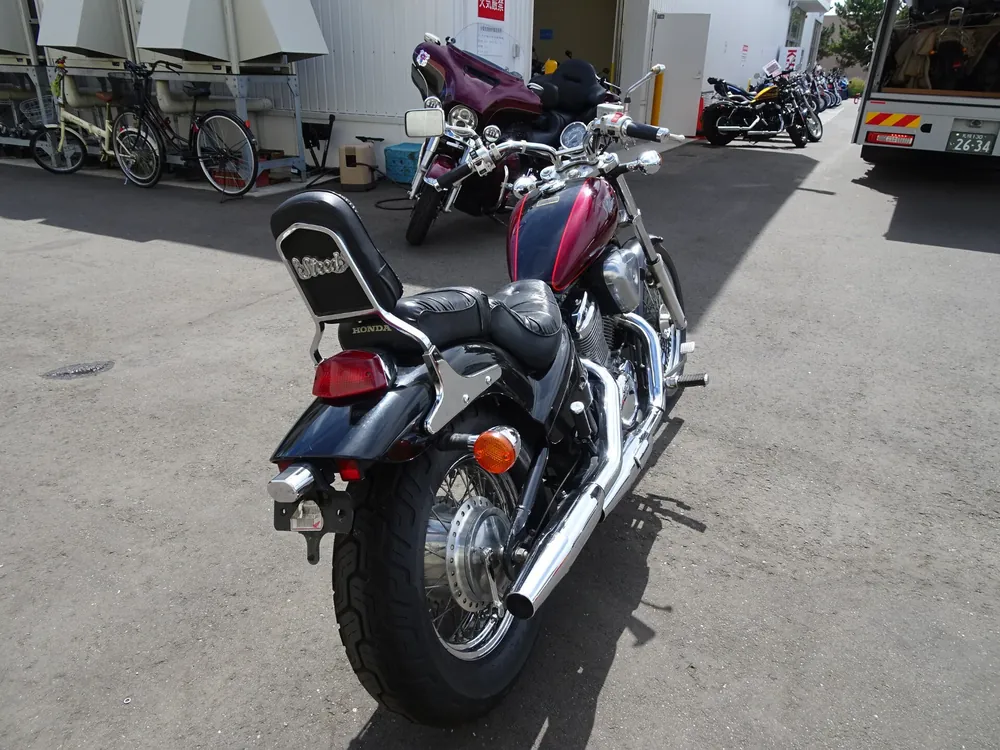 Honda Steed 400 1992, black /w red, фото 5